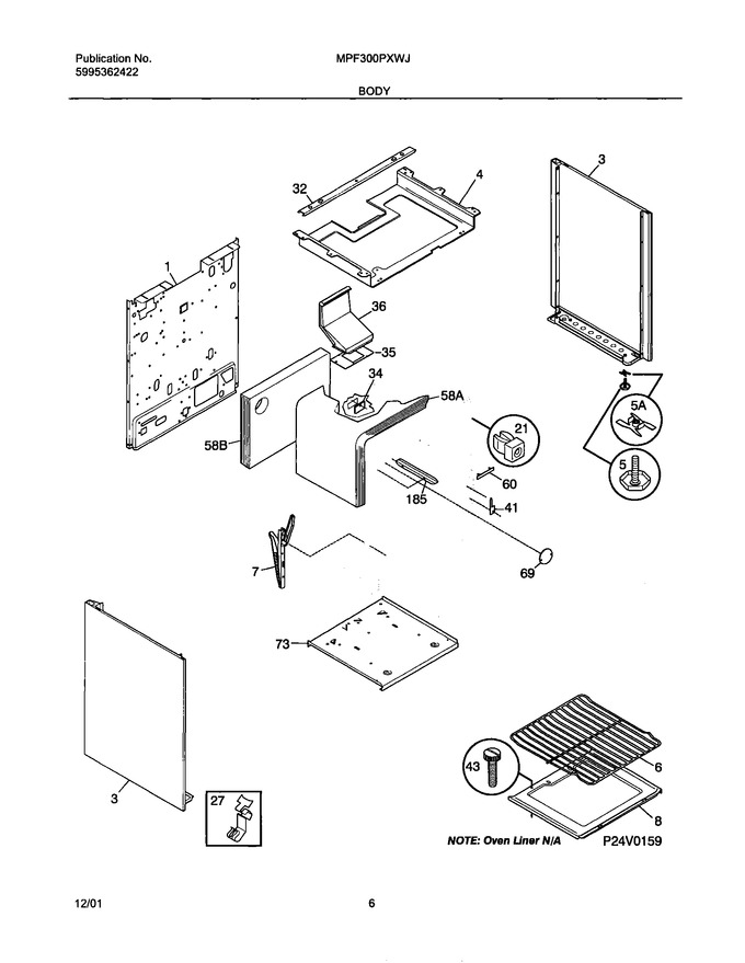 Diagram for MPF300PXWJ