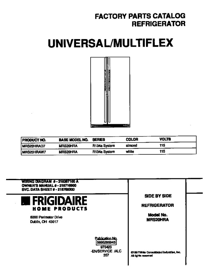Diagram for MRS20HRAW7