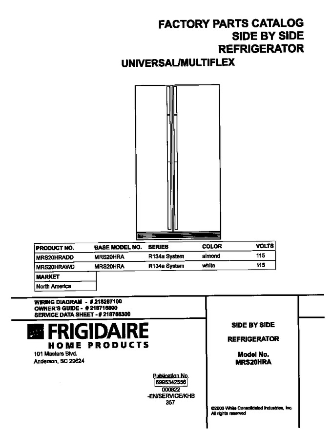 Diagram for MRS20HRAWD