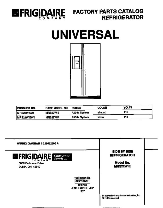 Diagram for MRS22WIEW1