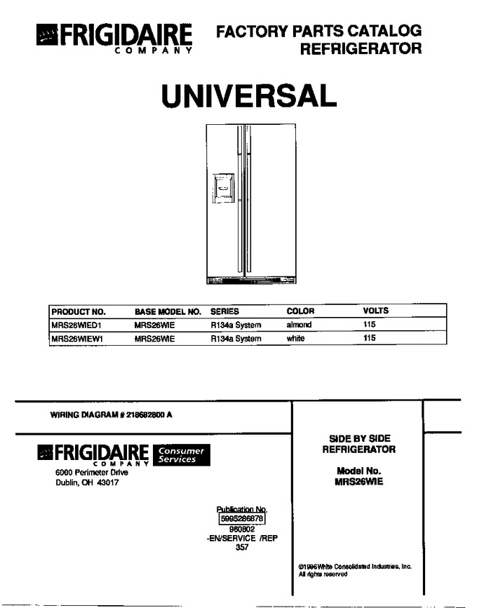 Diagram for MRS26WIED1