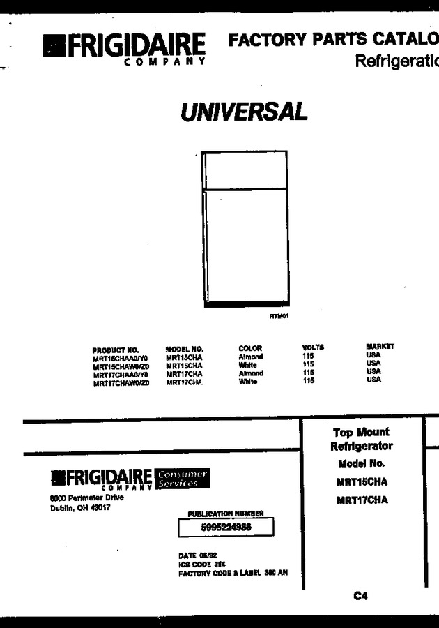 Diagram for MRT15CHAY0