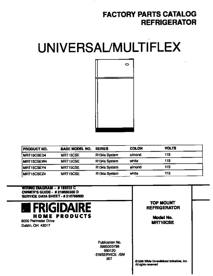 Diagram for MRT15CSEZ4