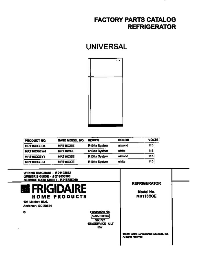Diagram for MRT16CGEW4