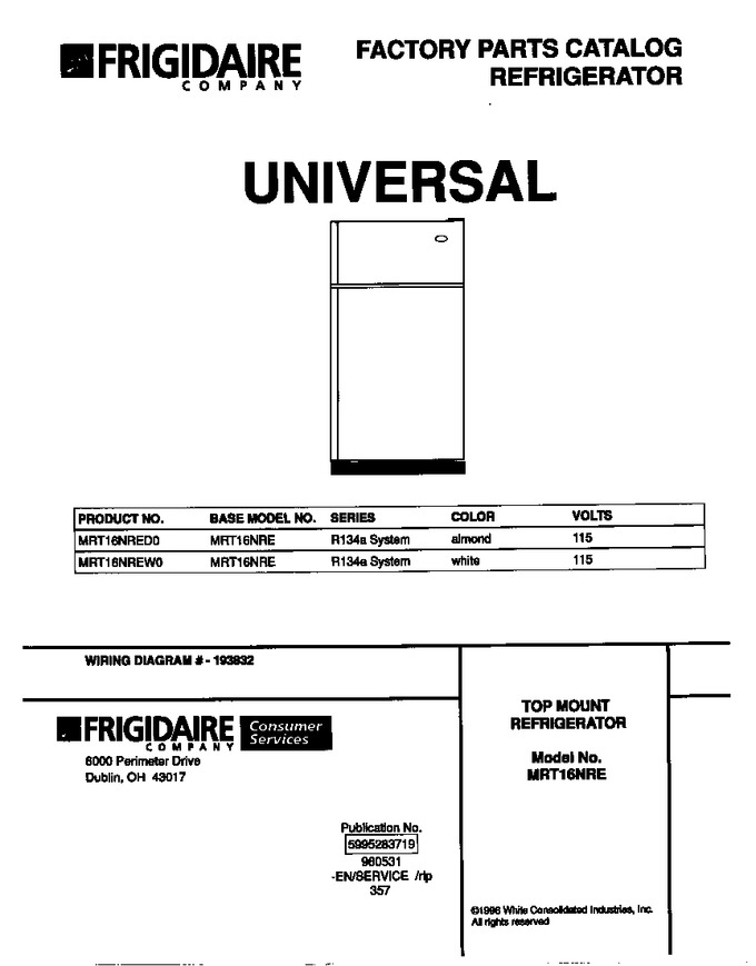 Diagram for MRT16NREW0