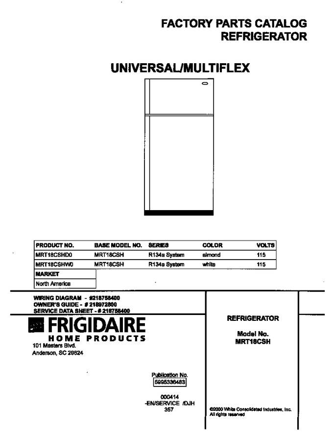 Diagram for MRT18CSHD0