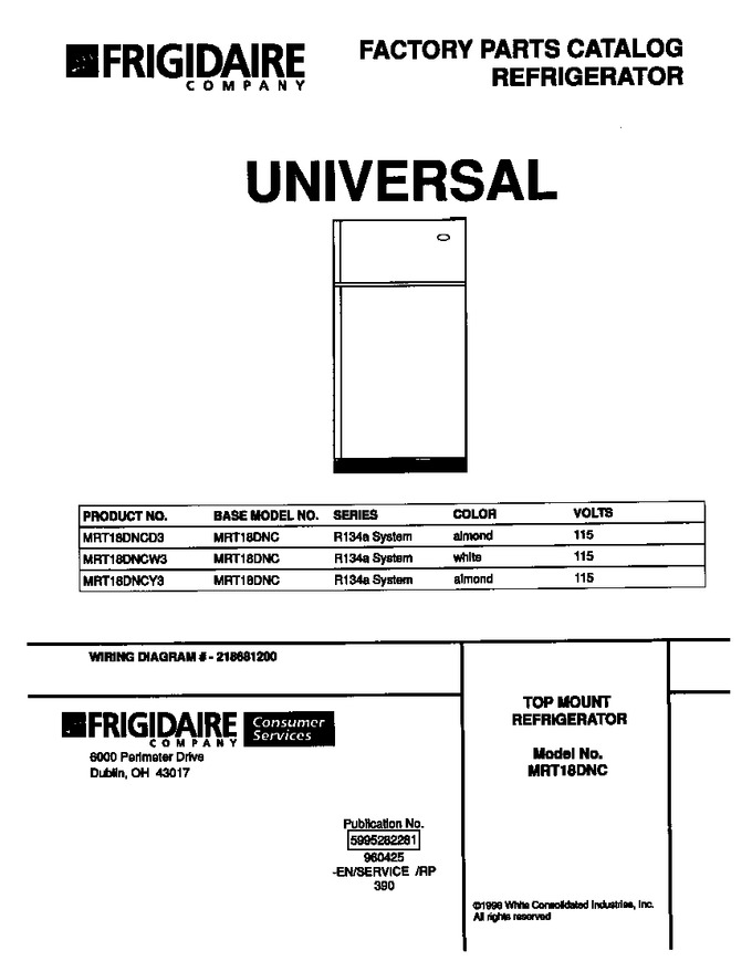Diagram for MRT18DNCW3