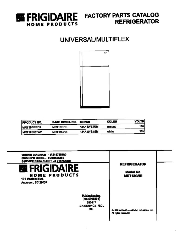 Diagram for MRT18GREW2