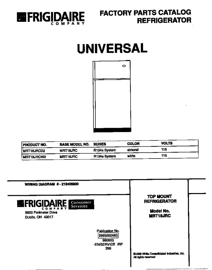 Diagram for MRT18JRCW2