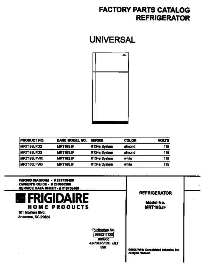 Diagram for MRT18SJFD3