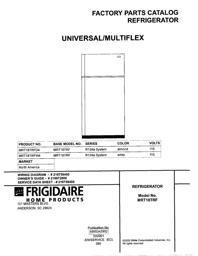 Diagram for MRT18TRFW4