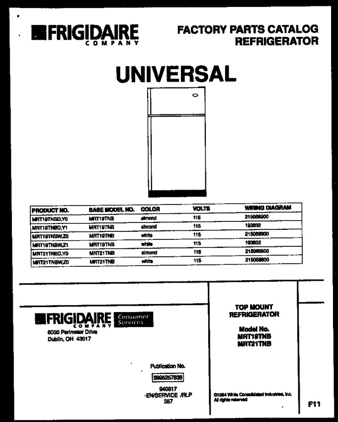 Diagram for MRT19TNBZ0