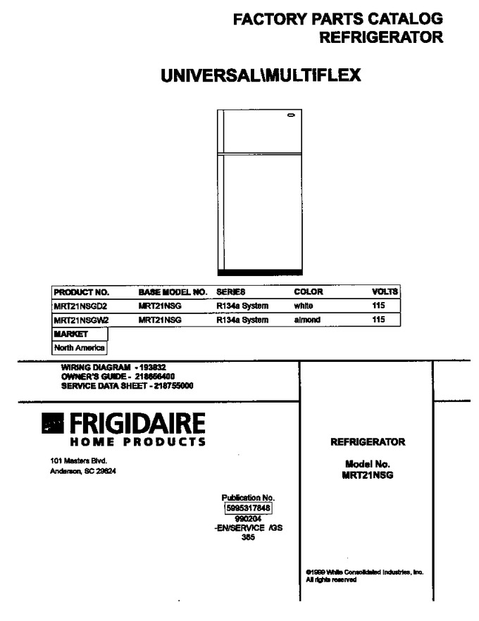 Diagram for MRT21NSGW2