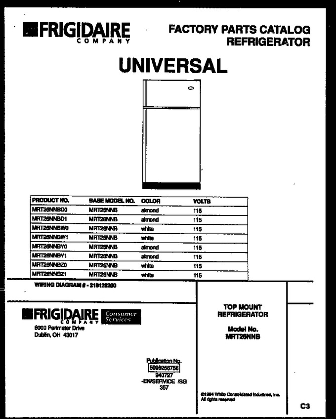Diagram for MRT26NNBW0