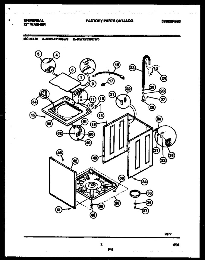 Diagram for MWL411RBWD0