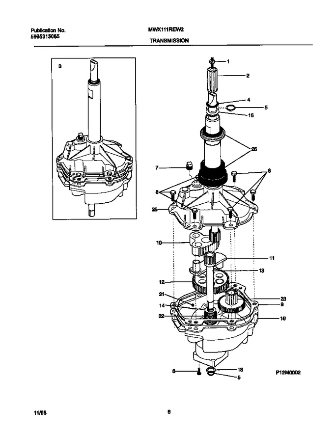 Diagram for MWX111REW2