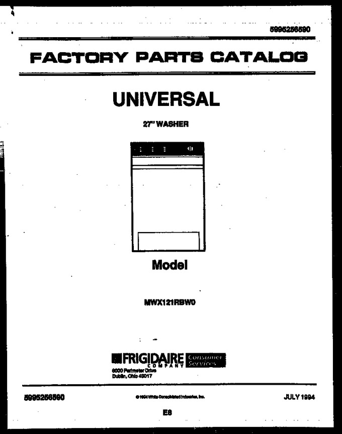 Diagram for MWX121RBWW0