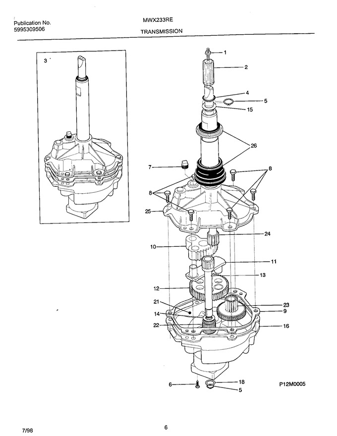 Diagram for MWX233REW2
