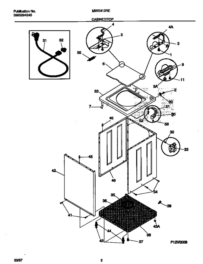 Diagram for MWX413REW0
