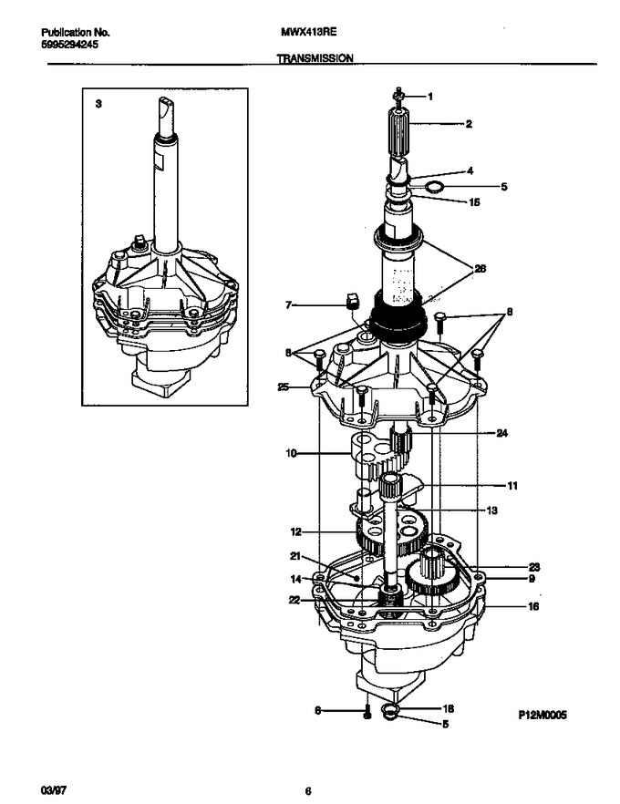 Diagram for MWX413REW0
