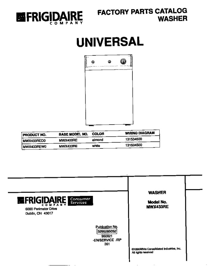 Diagram for MWX433REW0