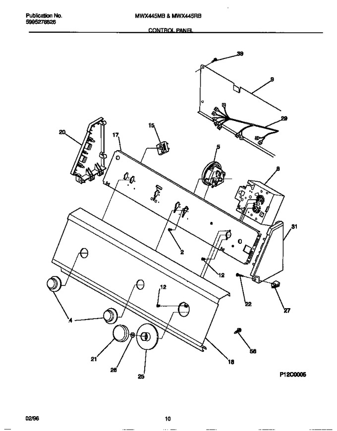 Diagram for MWX445MBD4