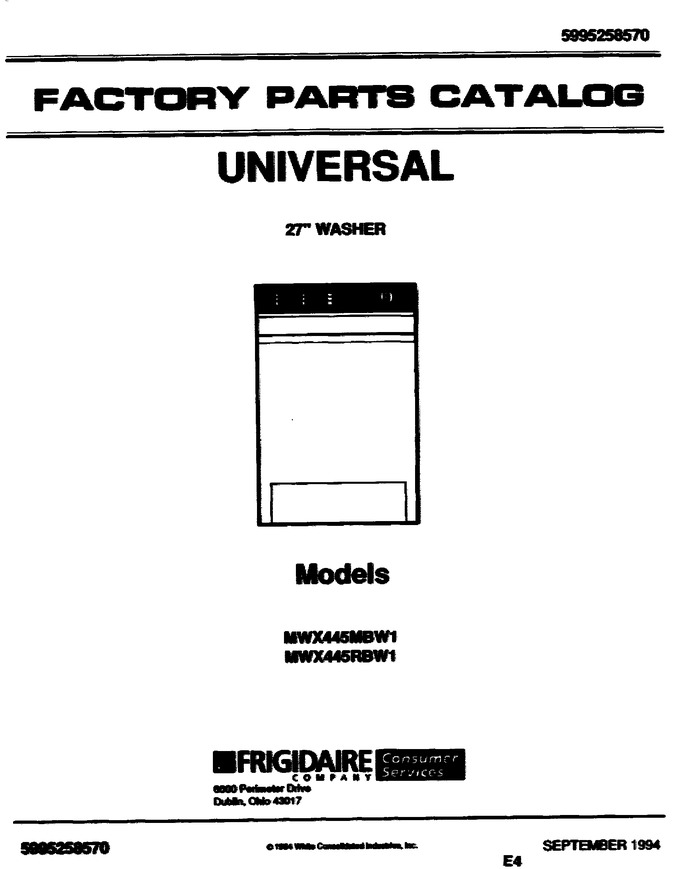 Diagram for MWX445MBW1