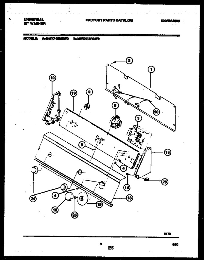Diagram for MWX445MBWD0