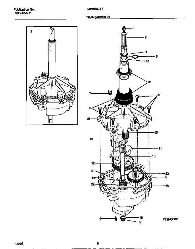 Diagram for MWX645RES0