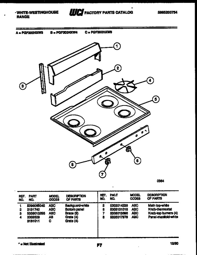 Diagram for PGF300HXW4