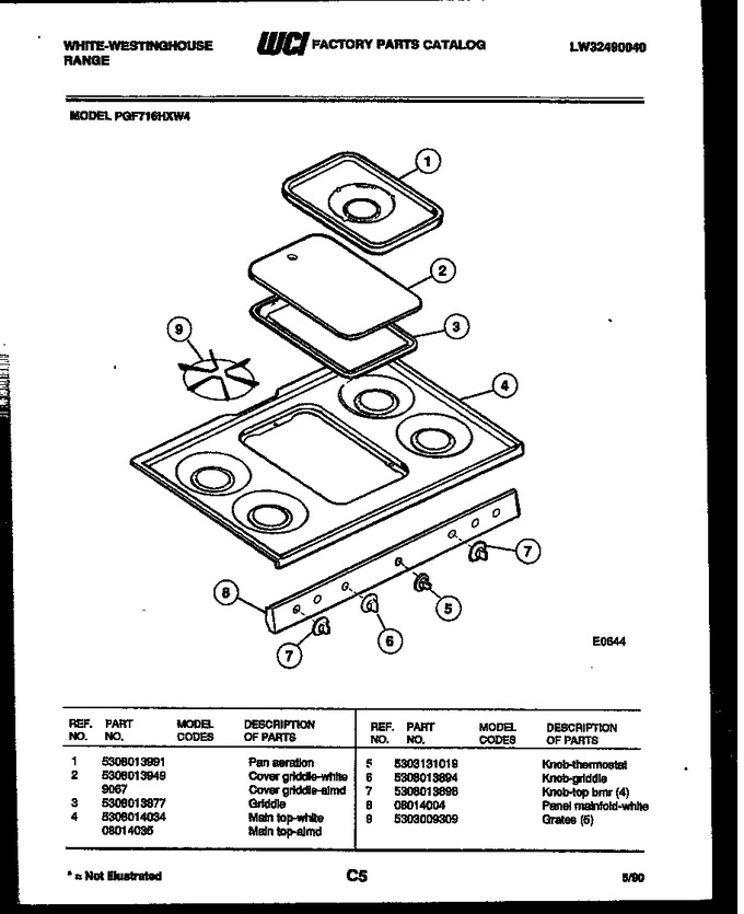 Diagram for PGF716HXD4