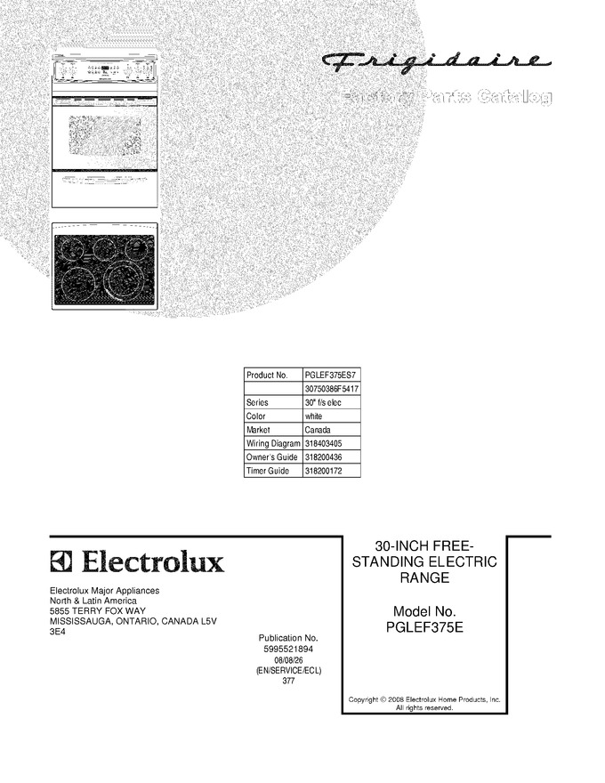 Diagram for PGLEF375ES7