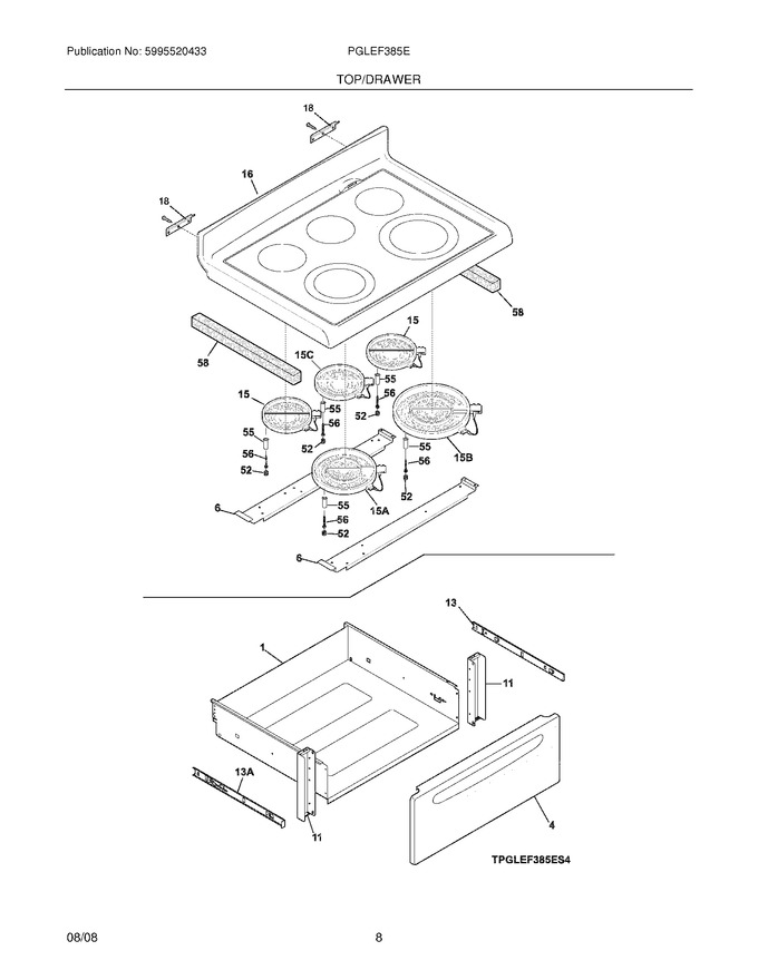 Diagram for PGLEF385EB6