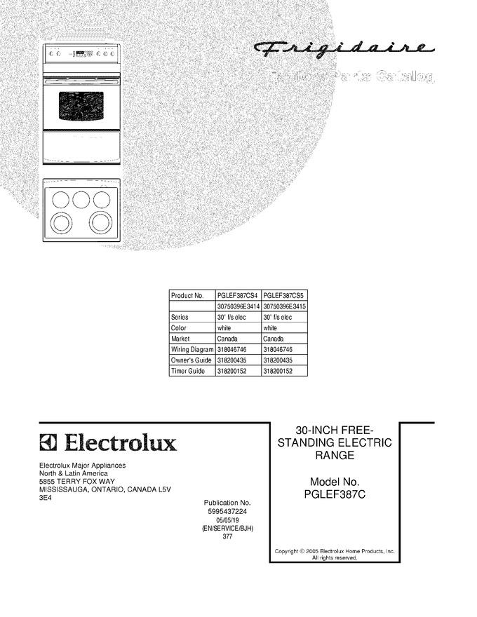 Diagram for PGLEF387CS5