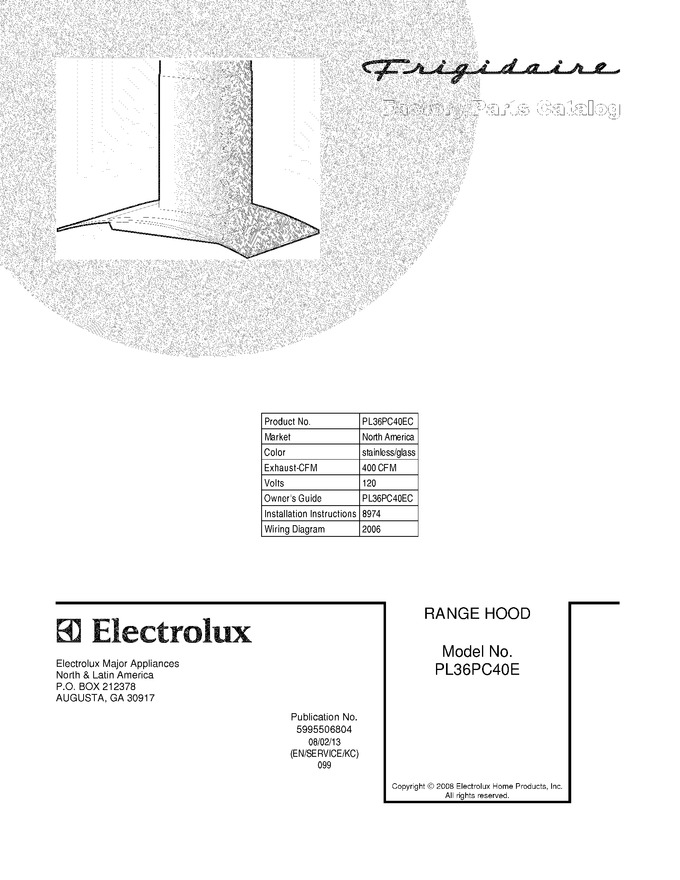 Diagram for PL36PC40EC