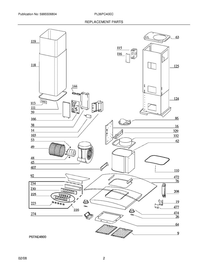 Diagram for PL36PC40EC
