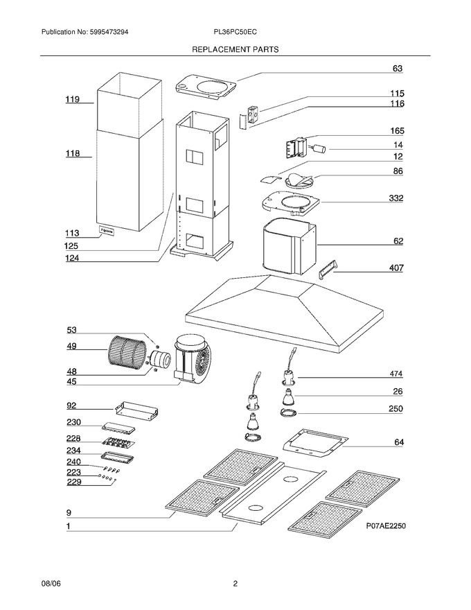Diagram for PL36PC50EC