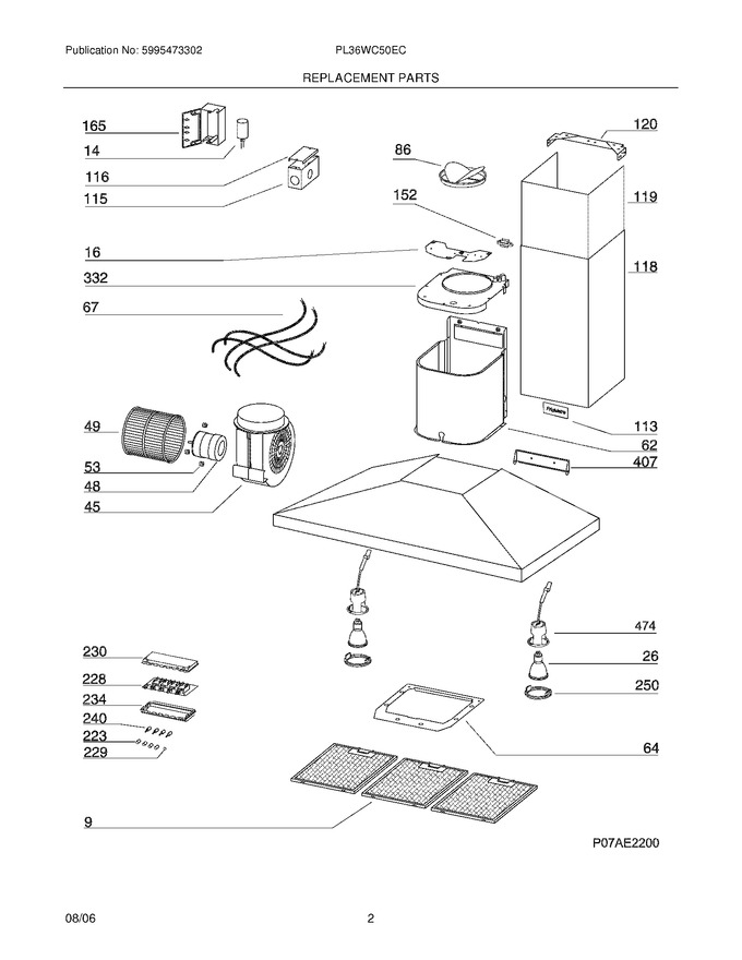 Diagram for PL36WC50EC