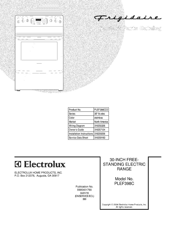 Diagram for PLEF398CCD