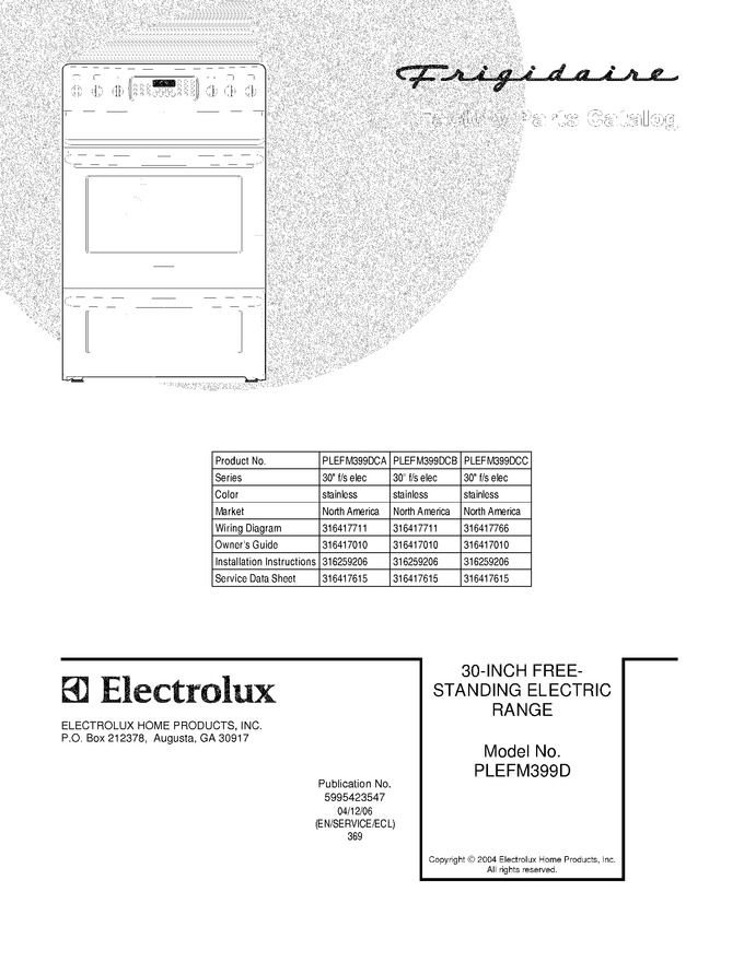 Diagram for PLEFM399DCB