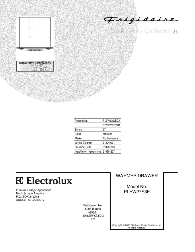 Diagram for PLEW27S3ECA