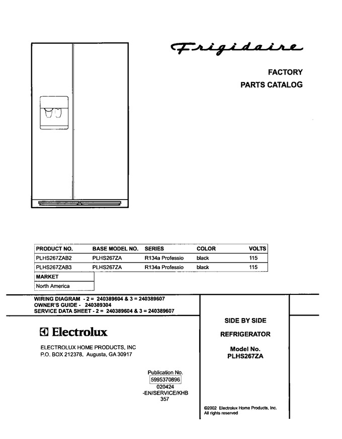 Diagram for PLHS267ZAB3