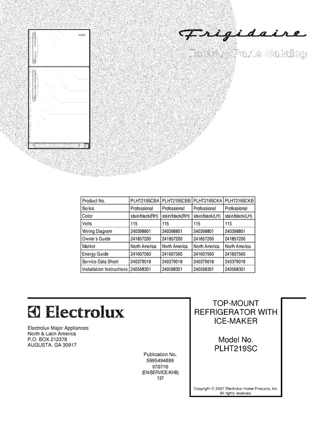 Diagram for PLHT219SCKA