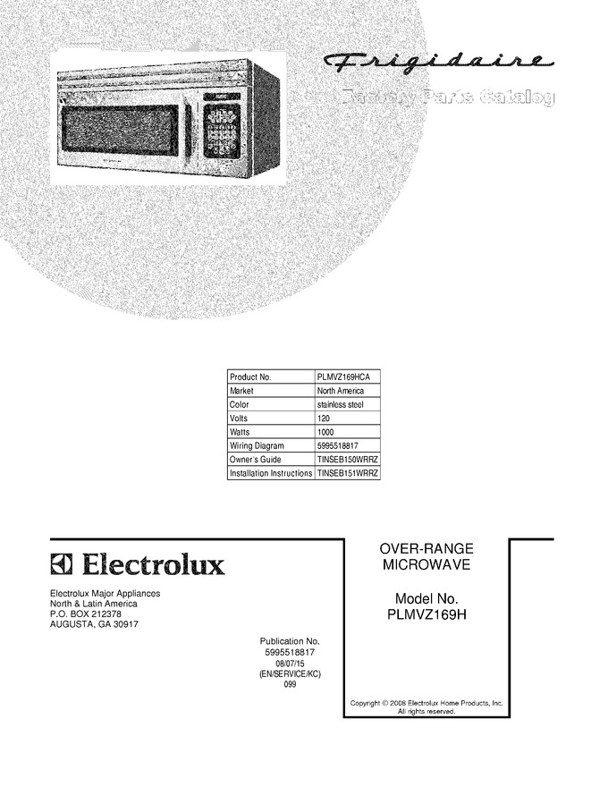 Diagram for PLMVZ169HCA
