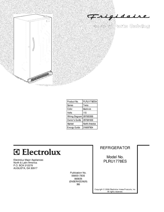 Diagram for PLRU1778ES4