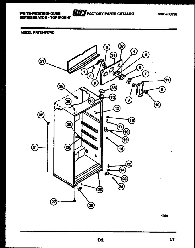 Diagram for PRT134PCD0