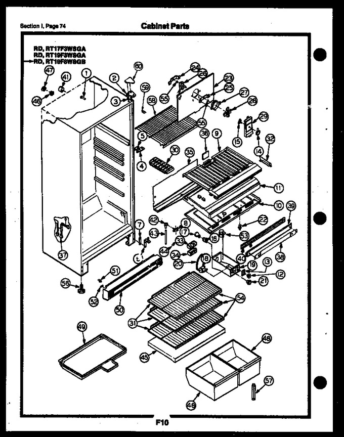 Diagram for RT17F3WSGA
