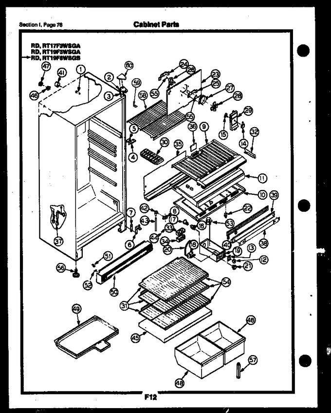 Diagram for RT17F3WSGA