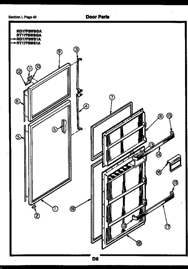 Diagram for RT17F9WSGA