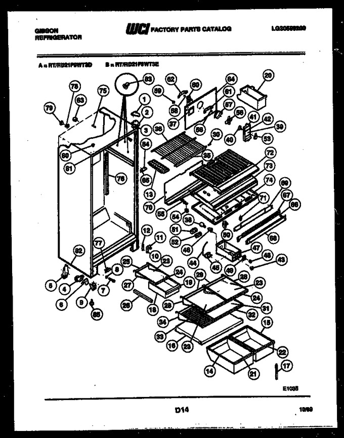 Diagram for RD21F9WT3D